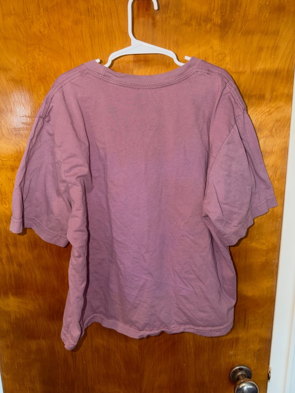Women’s Lavender Graphic Crop Tee - Reach For The Stars - Picture 2 of 4